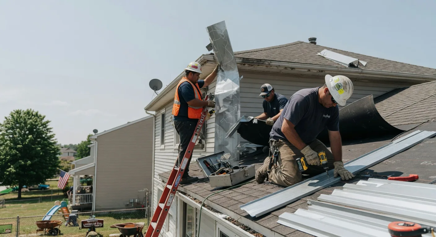 Metal Roof Repair in Sulphur Springs, IN